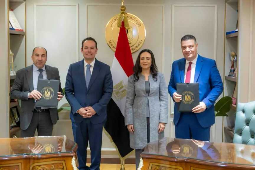 وزيرة التضامن الاجتماعي توقع ثلاثة بروتوكولات تعاون لتعزيز التحول الرقمي