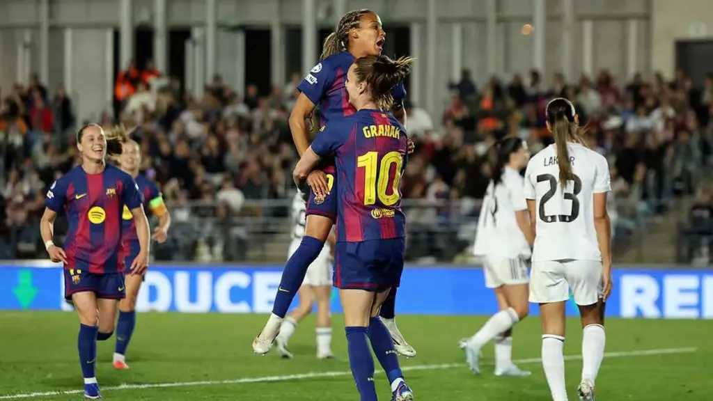 برشلونة يسحق ريال مدريد 6-0 ويتأهل لنصف نهائي دوري أبطال أوروبا للسيدات