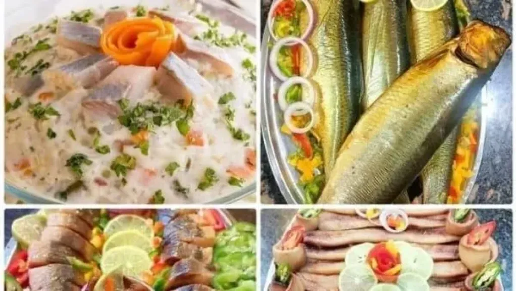 سلطة الرنجة بالطحينة