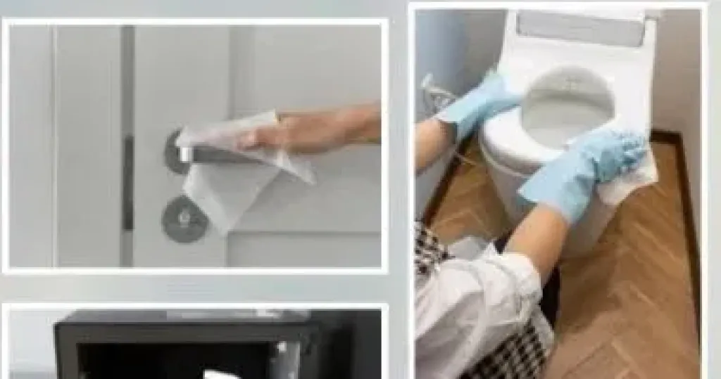 المناديل المبللة