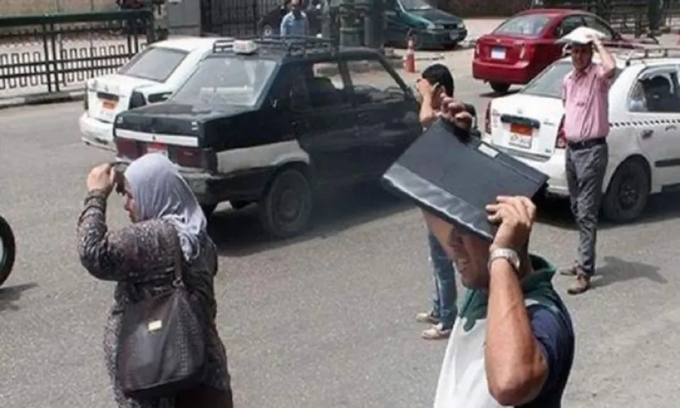 ارتفاع درجات الحرارة في مصر