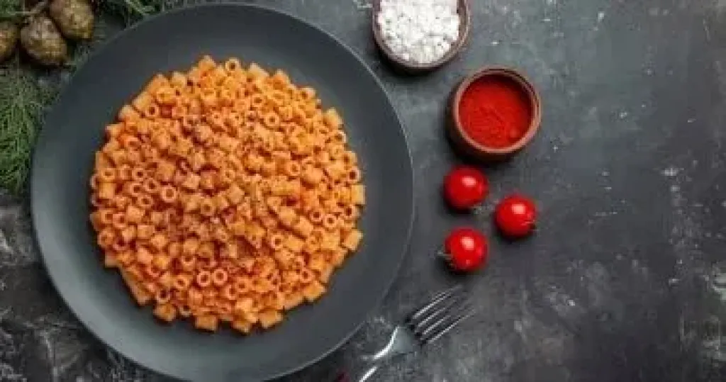 مكرونة العشر دقائق