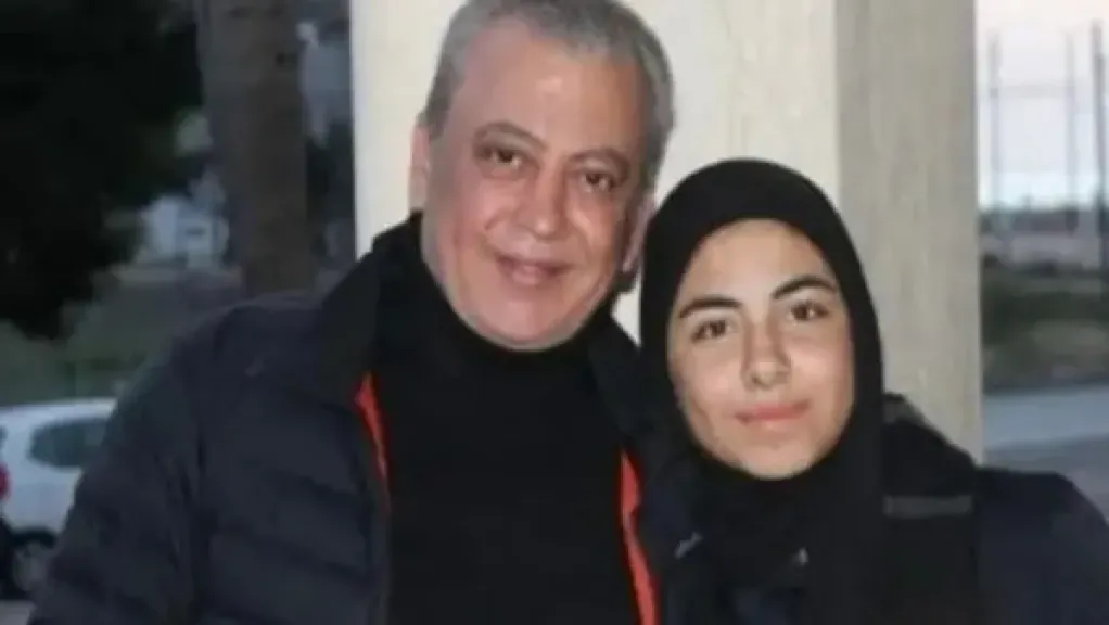 علي يونس وابنته سيلين