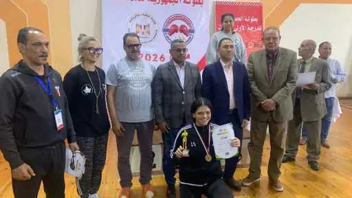 تيا محمد تتوج بذهبية الجمهورية للملاكمة وتواصل تألقها ضمن المشروع القومي للموهبة