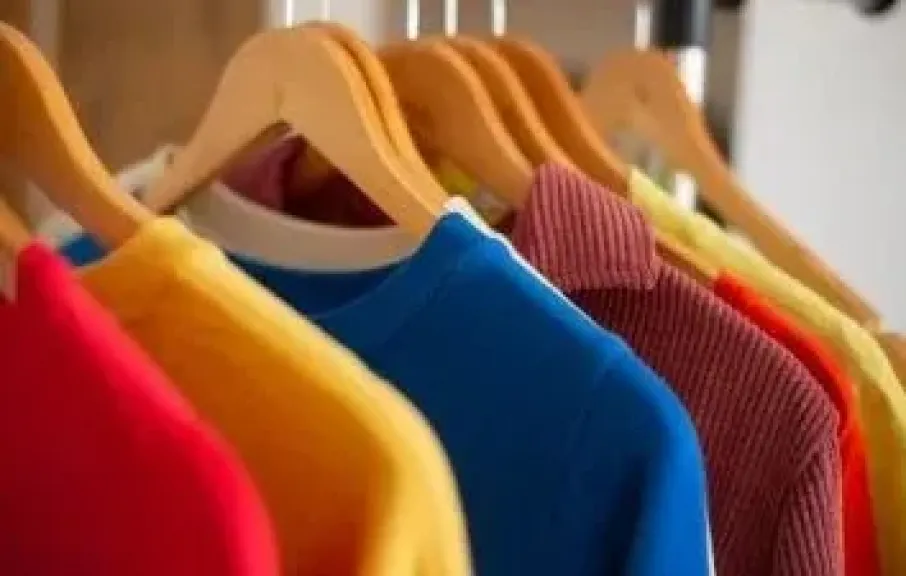  الملابس الملونة