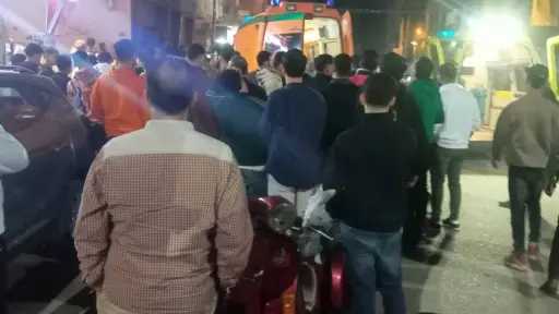 وفاة شاب وفتاة إثر سقوط أجزاء من عمارة تحت الإنشاء بالمحلة الكبرى