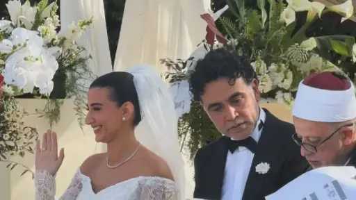 زفاف هاني خليفة ورنا حسانين.. نجوم الفن يحتفلون في ليلة رومانسية مميزة