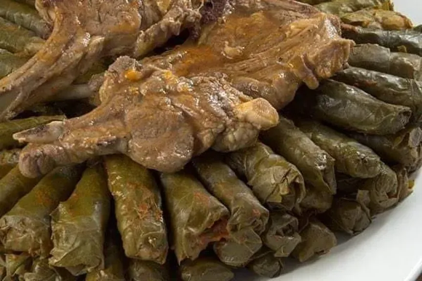 محشي ورق العنب بالريش