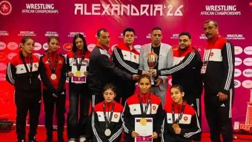 منتخب مصر للمصارعة النسائية يتوج ببطولة أفريقيا بحصيلة 9 ميداليات متنوعة
