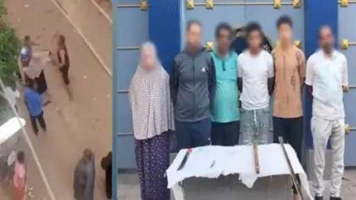 حرب شوارع.. ضبط سائق وزوجته ونجله و3 آخرين بمشاجرة في بني سويف