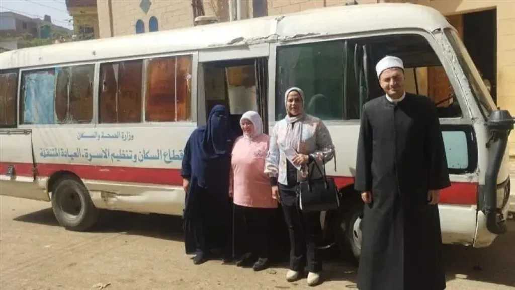 قافلة طبية لدعم صحة المرأة في قرية أبنهس بمحافظة المنوفية