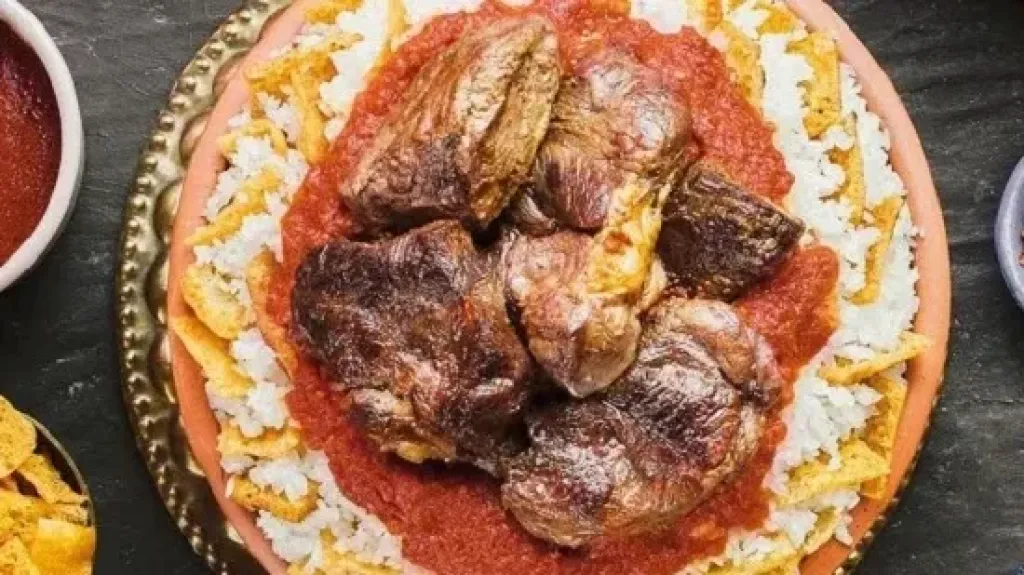 فتة الأرز واللحم