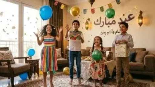 أجواء العيد للأطفال.. ابتكارات بسيطة لصنع فرحة تدوم أجواء العيد للأطفال.. ابتكارات بسيطة لصنع فرحة تدوم