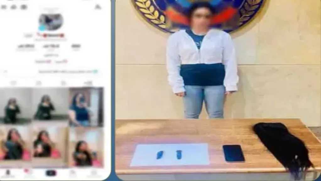 ضبط صانعة محتوى لنشر فيديوهات خادشة للحياء