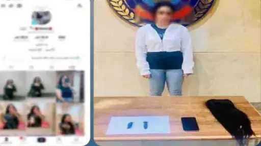 ضبط صانعة محتوى لنشر فيديوهات خادشة للحياء ضبط صانعة محتوى لنشر فيديوهات خادشة للحياء