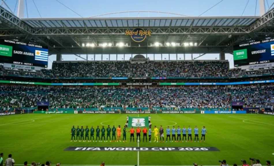 مباشر الآن مباراة السعودية ضد أوروجواي في كأس العالم 2026 الأسطورة يلا شوت بلس