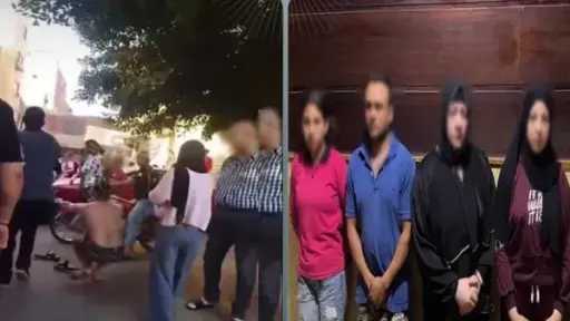 مشاجرة أمام مدرسة في الجيزة تنتهي بالتعدي والإصابات علي الطالبات