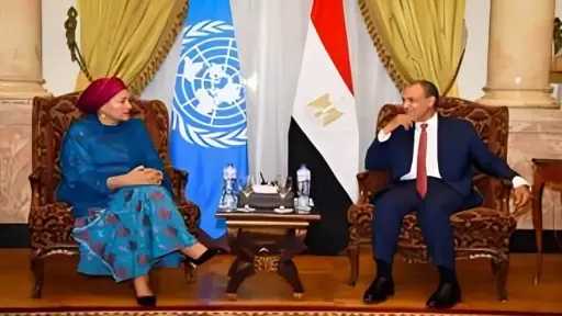 وزير الخارجية يبحث مع نائبة سكرتير عام الأمم المتحدة تعزيز التعاون وتطورات الأوضاع الإقليمية