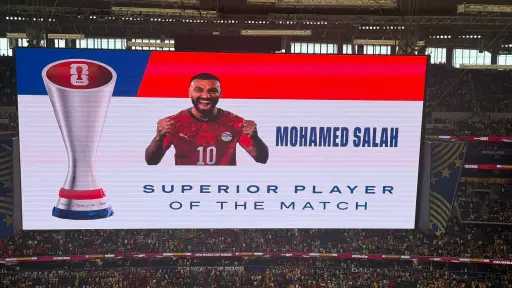 محمد صلاح أفضل لاعب في مباراة مصر وأستراليا بعد التأهل التاريخي إلى... محمد صلاح أفضل لاعب في مباراة مصر وأستراليا بعد التأهل التاريخي إلى دور الـ16 بكأس العالم 2026