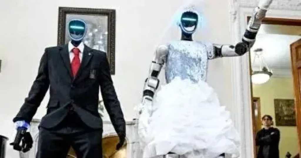 أول حفل زواج لروبوتات بشرية في موسكو يجذب الأنظار ويشعل السوشيال ميديا