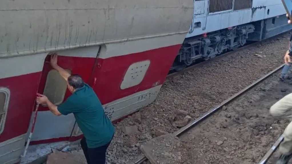 خروج 15 مصابًا من حادث قطار محلة روح بمستشفى طنطا العام.. ومصاب واحد تحت الملاحظة