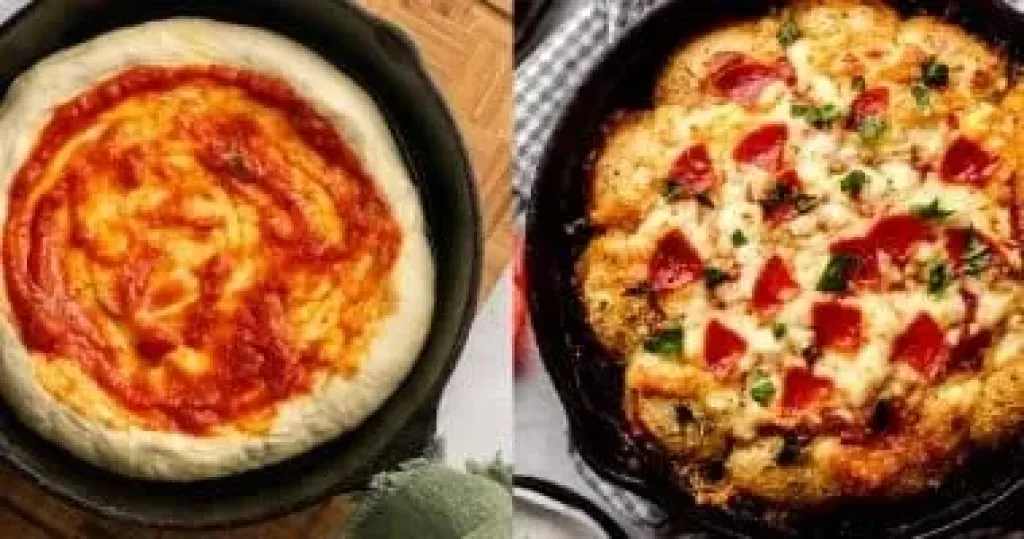 بيتزا الطاسة السائلة