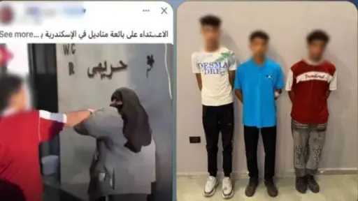 القبض على ثلاثة طلاب بعد الاعتداء على بائعة متجولة بالإسكندرية