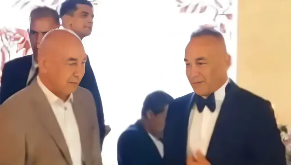 إبراهيم حسن يحتفل بزفاف ابنته