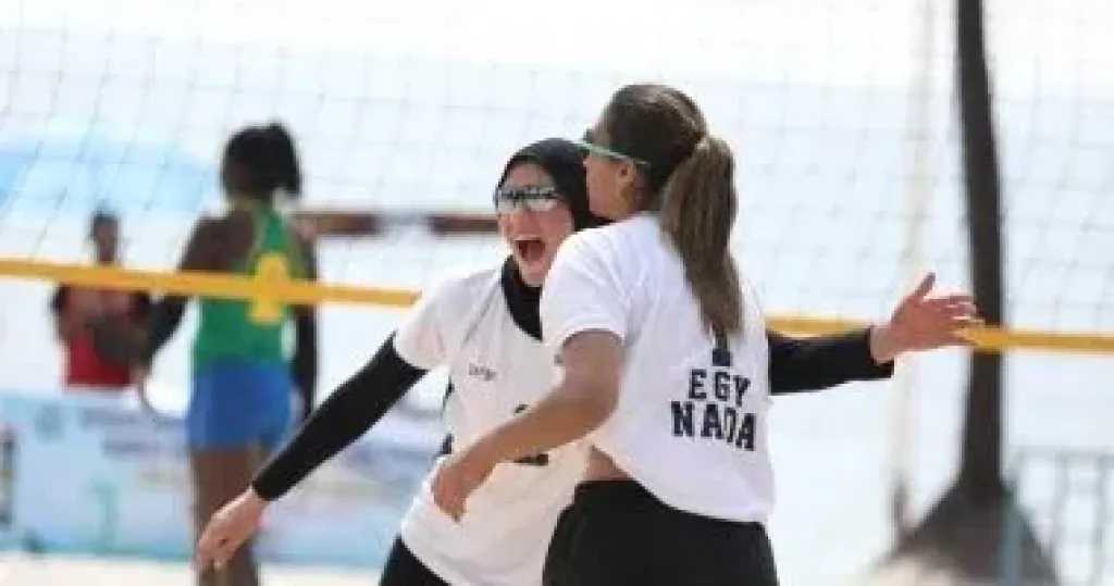 منتخب مصر لسيدات الكرة الطائرة الشاطئية يتوج ببطولة العرب في المغرب