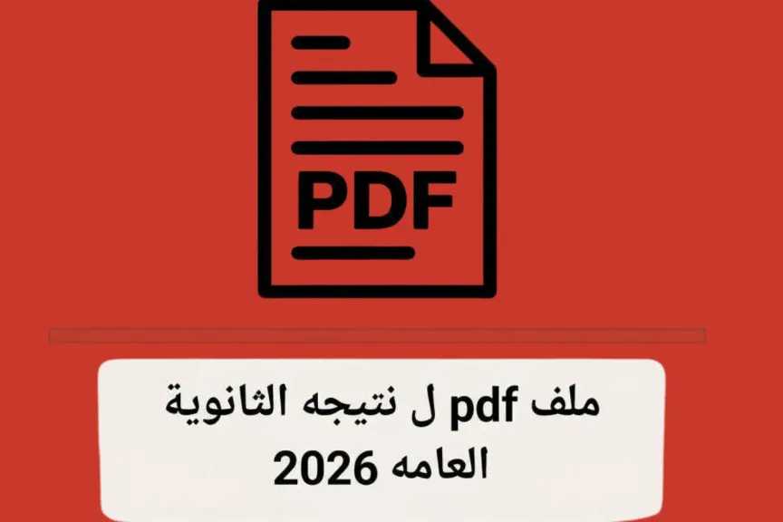 نتيجة الثانوية العامة 2026 PDF بالاسم ورقم الجلوس.. الرابط الرسمي بعد إعلان النتيجة