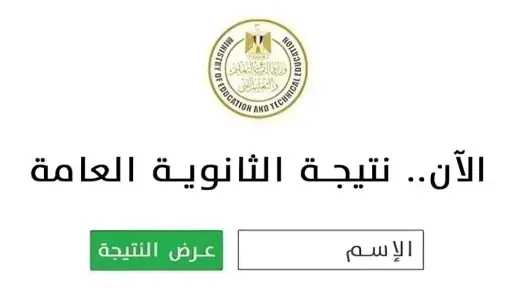 نتيجة الثانوية العامة 2026 PDF برقم الجلوس.. الرابط الرسمي للاستعلام
