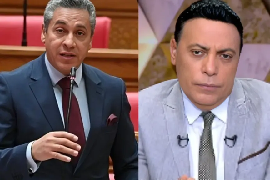 النائب رضا عبدالسلام والإعلامي محمد الغيطي