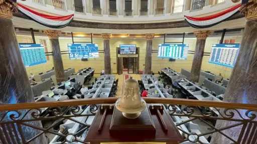 مكاسب البورصة المصرية تتجاوز 167 مليار جنيه في أسبوع.. رأس المال السوقي... مكاسب البورصة المصرية تتجاوز 167 مليار جنيه في أسبوع.. رأس المال السوقي عند 4.1 تريليون