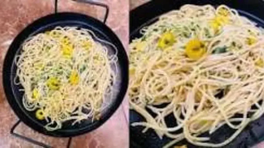 المكرونة بالثوم والجبنة