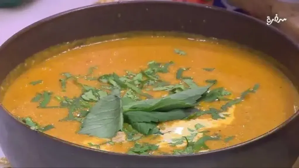 شوربة الطماطم بالكريمة