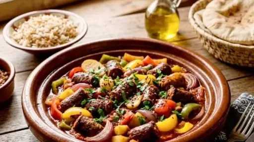طاجن سجق بالخضار والبطاطس.. وصفة لذيذة للمرأة العصرية طاجن سجق بالخضار والبطاطس.. وصفة لذيذة للمرأة العصرية
