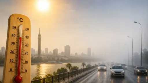 طقس الغد.. درجات الحرارة والمحسوسة والرياح وفرص الأمطار