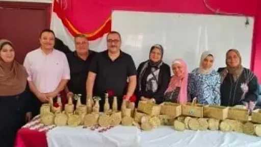 من ورد النيل لمصدر دخل.. تدريب 30 سيدة بكفر الشيخ على صناعة مشغولات فنية قابلة للتسويق