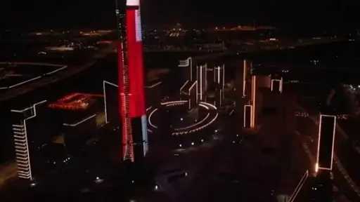 البرج الأيقوني يضيء بعلمي مصر والصين احتفالًا بزيارة الرئيس شي جينبينج إلى... البرج الأيقوني يضيء بعلمي مصر والصين احتفالًا بزيارة الرئيس شي جينبينج إلى القاهرة