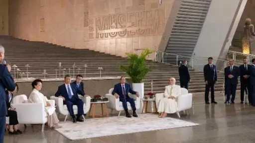 السيدة انتصار السيسي.. المتحف المصري الكبير يبرز عظمة الحضارة المصرية السيدة انتصار السيسي.. المتحف المصري الكبير يبرز عظمة الحضارة المصرية