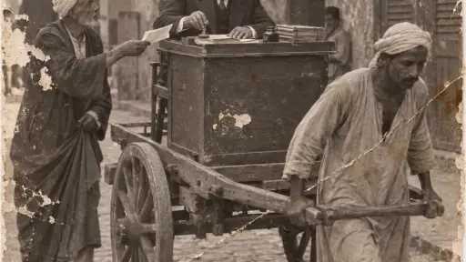 اكتشاف صورة نادرة لمكتب الشكاوى المتنقل في القاهرة 1905 يجذب انتباه رواد السوشيال