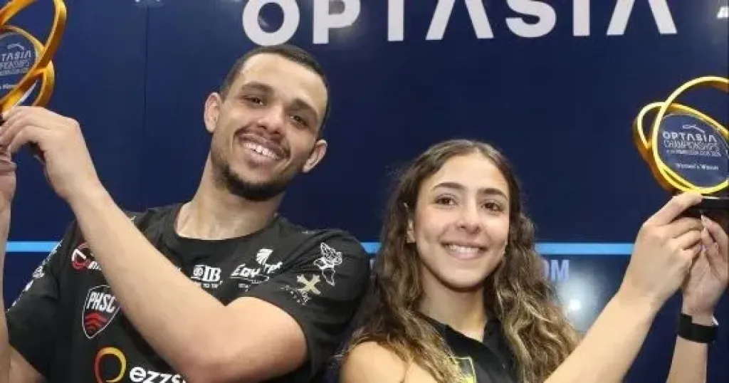 مصطفى عسل وهانيا الحمامي