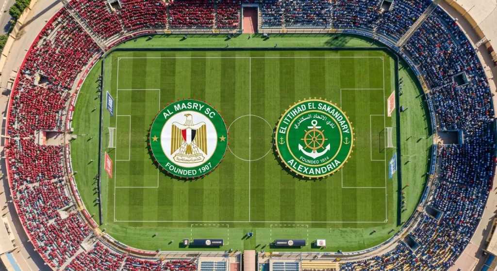 موعد مباراة المصري والاتحاد السكندري اليوم والقنوات الناقلة والتشكيل