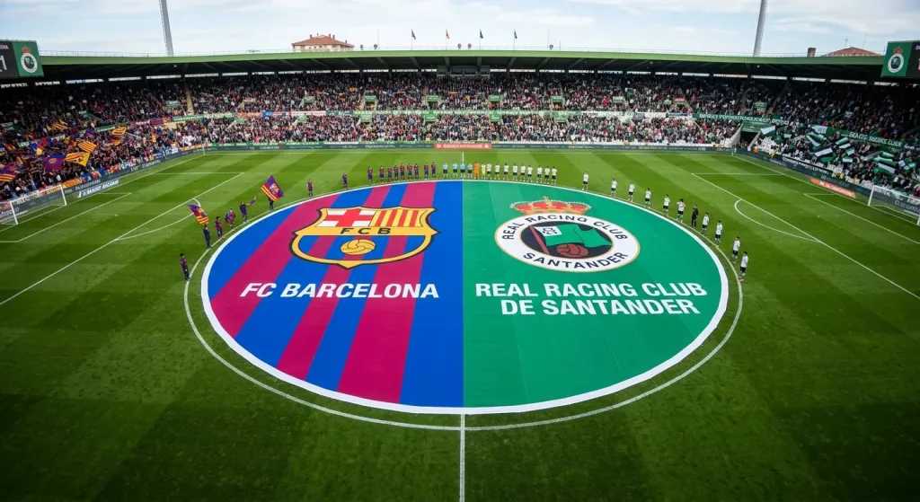 مشاهدة بث مباشر برشلونة ضد راسينج سانتاندير في الدوري الإسباني 2026-2027