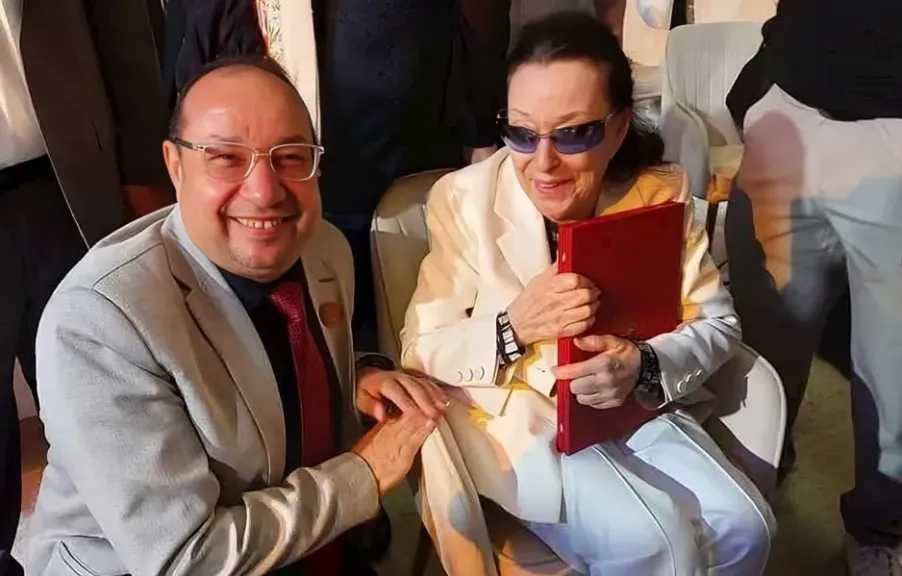 أحدث ظهور لنجاة الصغيرة في أبوظبي بعد تكريمها شخصية العام الثقافية 2026