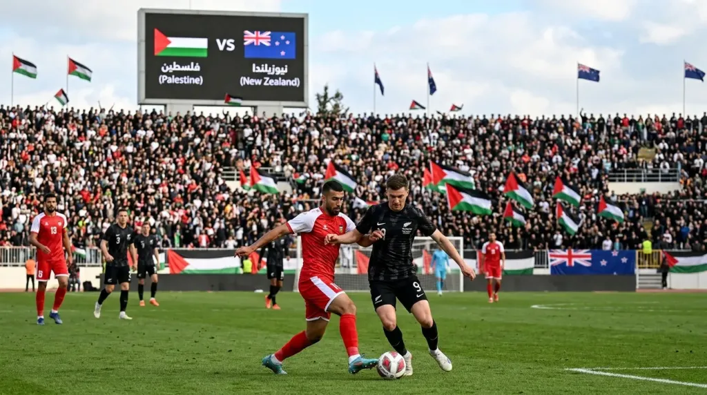 بث مباشر فلسطين ضد نيوزيلندا