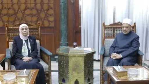 شيخ الأزهر يستقبل رئيسة هيئة النيابة الإدارية لبحث تعزيز التعاون المشترك
