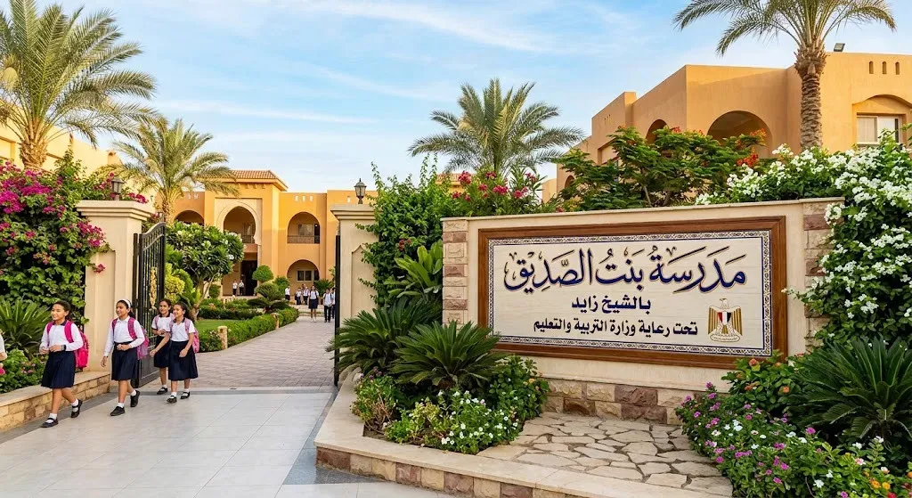 مدرسة بنت الصديق بالشيخ زايد
