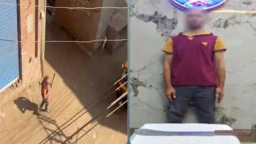 بسبب خلافات الميراث.. ضبط شخص ظهر بسلاح أبيض في فيديو بالمنوفية بسبب خلافات الميراث.. ضبط شخص ظهر بسلاح أبيض في فيديو بالمنوفية