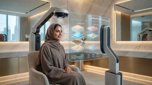 جمالكِ بالبصمة الحيوية: ثورة مستحضرات التجميل المخصصة بالذكاء الاصطناعي في الرياض ودبي 2027